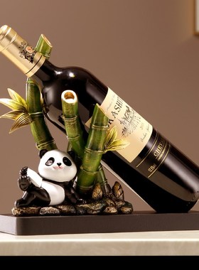 速发熊猫节节高升办公室沙玄装饰品用件客厅家居漏关乔迁新居布置