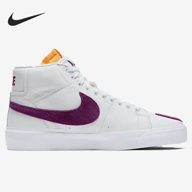 Nike/耐克官方正品SB BLAZER ZOOM 男女中帮滑板鞋 DA2189-100,淘宝优惠券,粉丝福利购,淘宝优惠卷