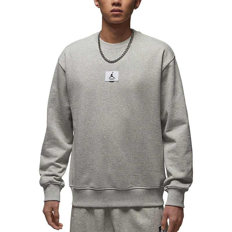 Nike/耐克正品JORDAN男士休闲圆领套头耐穿针织卫衣FV7260-050,淘宝优惠券,粉丝福利购,淘宝优惠卷