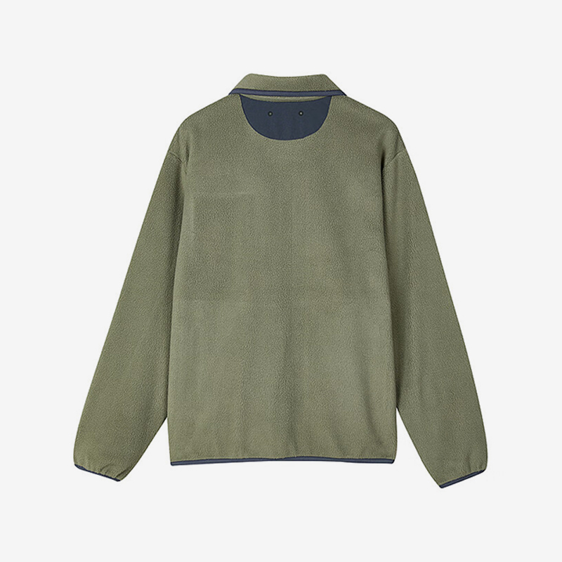 Skechers/斯凯奇正品新款男女摇粒绒拼接针织运动透气休闲外套 - 图0