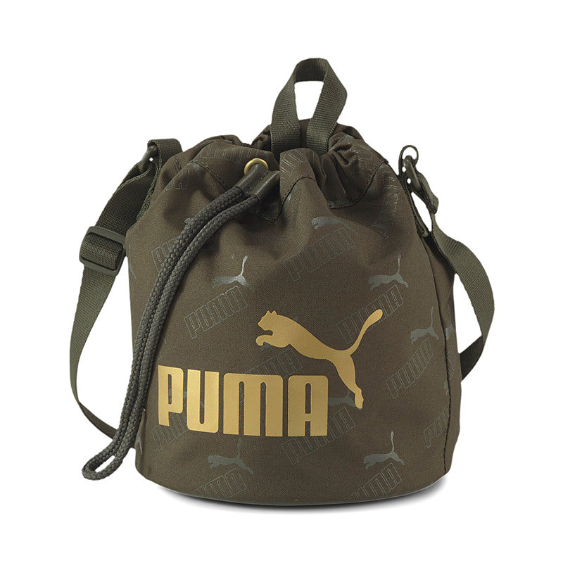 Puma genuine women's bucket casual sports drawstring shoulder bag CORE UP 077388