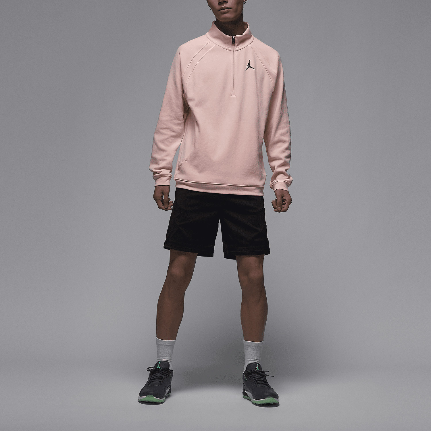 Nike/耐克正品Jordan Sport 男士半拉链高尔夫上衣FB7564-622,淘宝优惠券,粉丝福利购,淘宝优惠卷