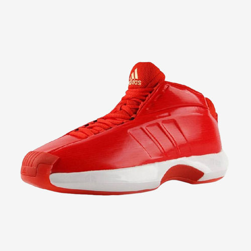 Adidas阿迪达斯正品Crazy 1男中帮防滑包裹性系带篮球鞋C75735 - 图0