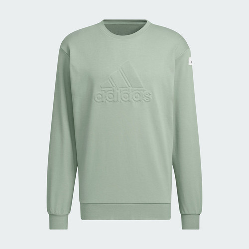 Adidas/阿迪达斯正品新款男子简约圆领套头运动卫衣IK2796 - 图2