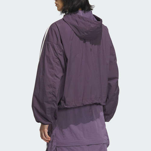 Adidas/阿迪达斯正品三叶草女士经典短款透气工装运动外套KB8965 - 图0