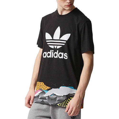 Adidas/阿迪达斯正品当季新款男子休闲透气运动短袖 BQ0923 - 图3