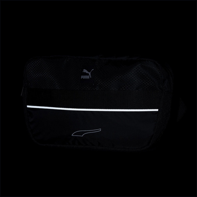 Puma/彪马正品新款男女同款反光简约运动休闲腰包078468-01,淘宝优惠券,粉丝福利购,淘宝优惠卷