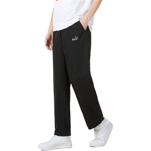 Puma/彪马正品运动训练梭织透气男子工装直筒长裤671966-01 - 图3