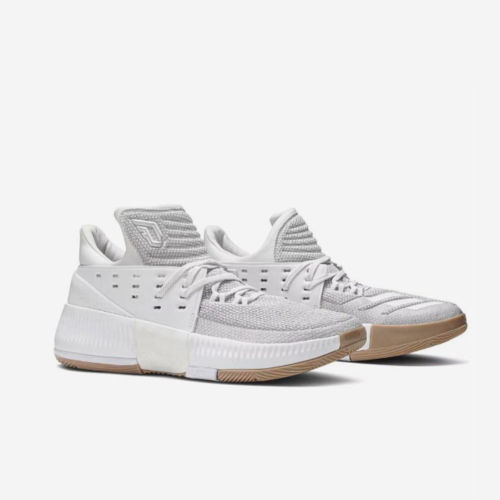 Adidas阿迪达斯正品D lillard 3 Legacy男款中帮运动篮球鞋BW0323 - 图1
