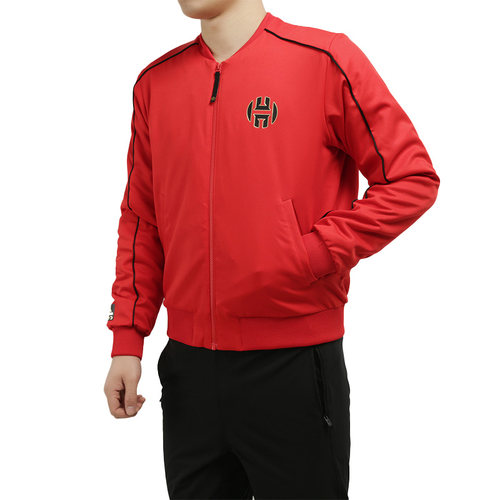 Adidas/阿迪达斯正品2020春季新款男子红色篮球运动外套FP8309 - 图3