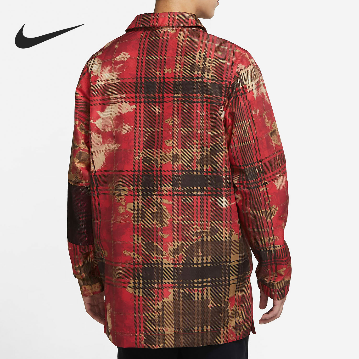 Nike/耐克正品KYRIE LIGHTWEIGHT 欧文男子中长款印花夹克CK6752 - 图0