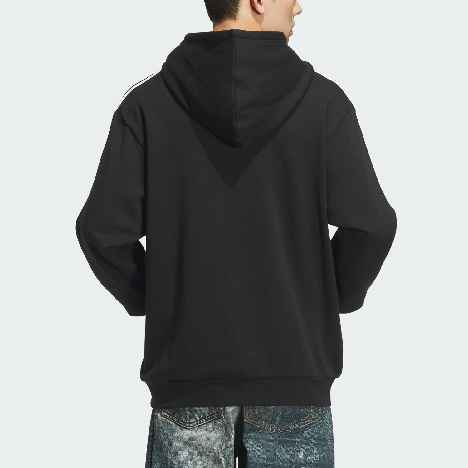 Adidas/阿迪达斯正品三叶草男士日常运动宽松连帽休闲卫衣KD1860 - 图0