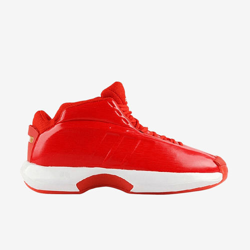 Adidas阿迪达斯正品Crazy 1男中帮防滑包裹性系带篮球鞋C75735 - 图1