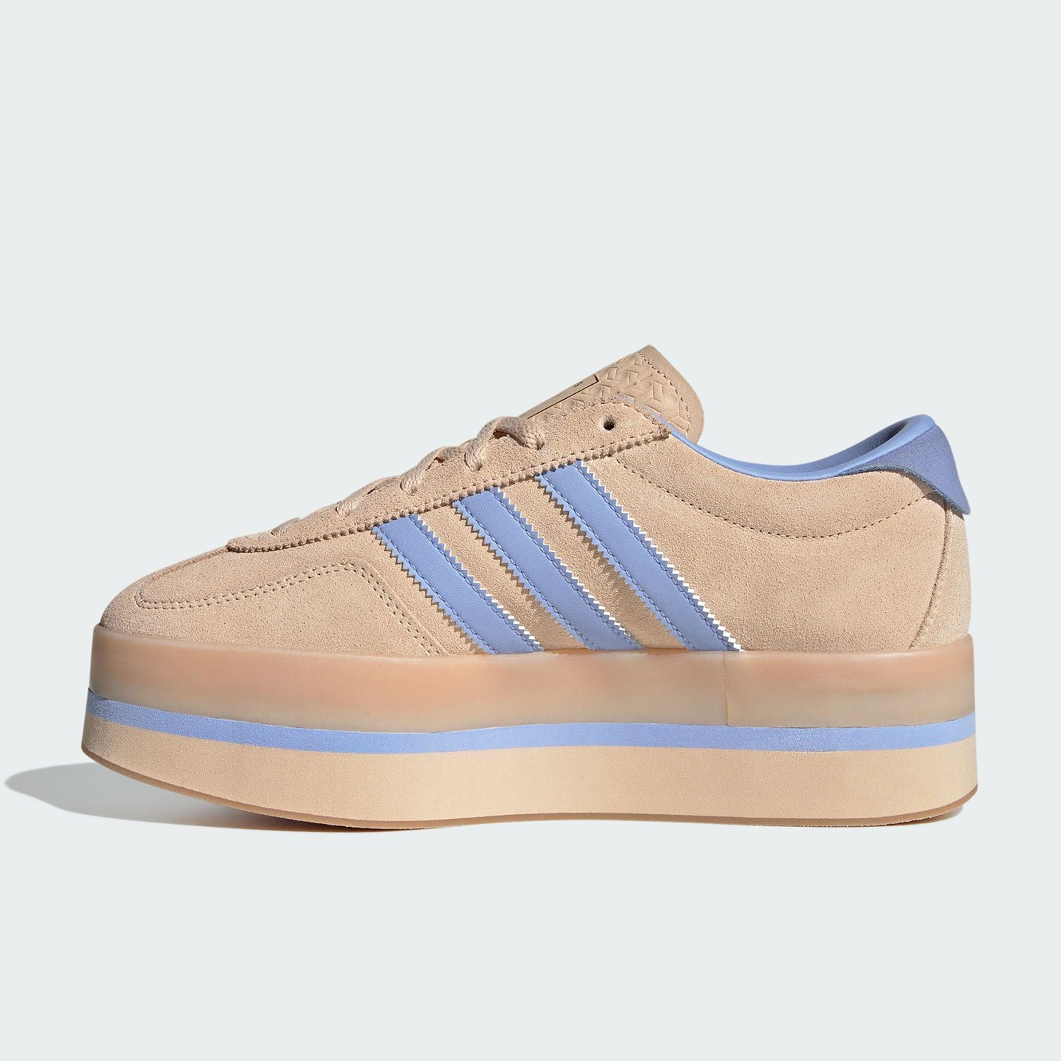 Adidas/阿迪达斯正品三叶草女士运动休闲厚底耐磨时尚板鞋JS3927 - 图2