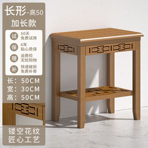 实木新款花架子置物室内落地式客厅吊兰多层阳台简易绿萝中式盆景 - 图1