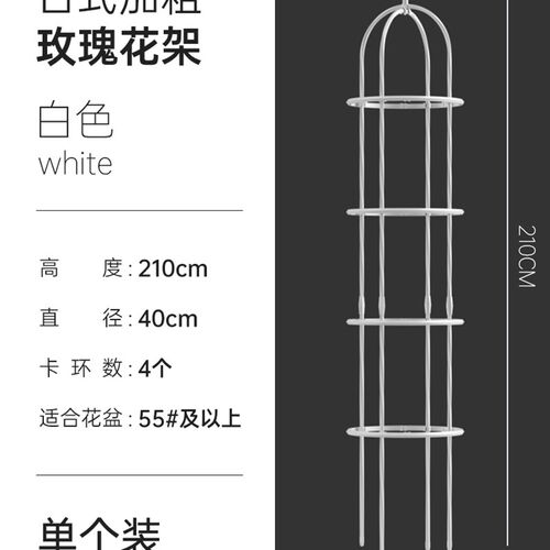 极速虹越DAIM玫瑰花架支架植物爬藤架藤本植物R支架月季攀藤架铁 - 图2