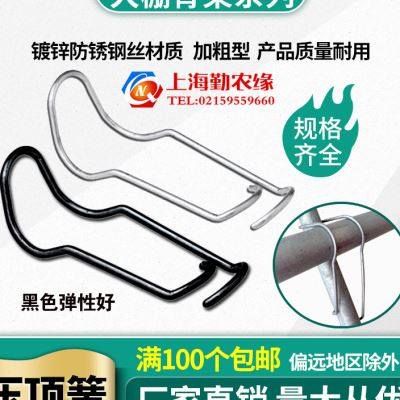 极速园艺温室大棚配件压顶簧钢丝夹顶弹簧卡子钢管W固定卡扣爬藤,淘宝优惠券,粉丝福利购,淘宝优惠卷