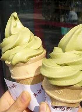 新品1000只平底威化筒冰淇淋圆筒蛋筒冰激凌粉机甜筒Y壳雪糕杯蛋