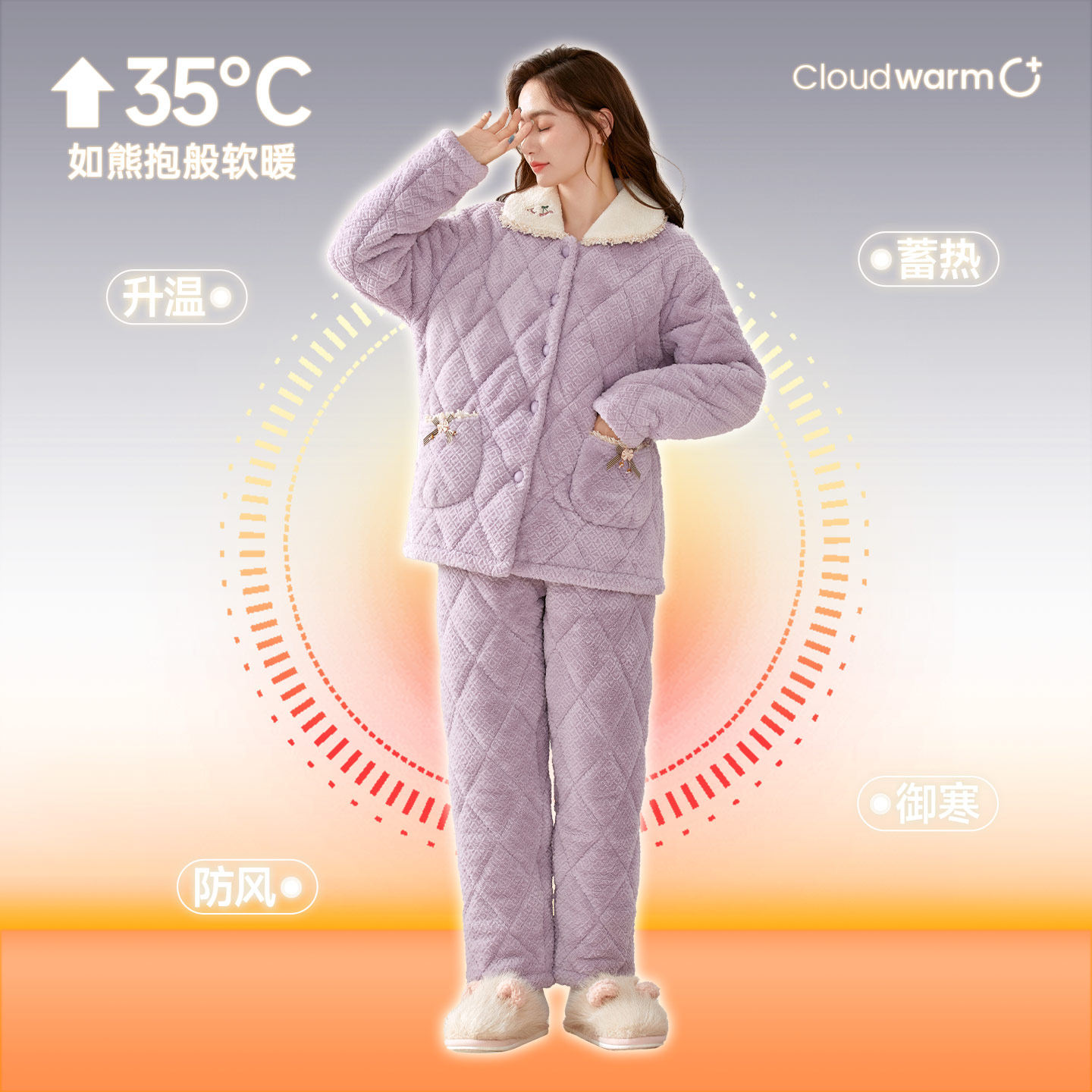 三层夹棉睡衣女款珊瑚绒2026新款秋冬季就加绒加厚女士家居服套装,淘宝优惠券,粉丝福利购,淘宝优惠卷