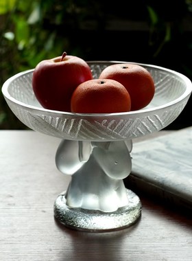 速发厅璃趴耳驴创意酒店牙签盘轻奢高级果盒客琉茶几家用调味罐纸