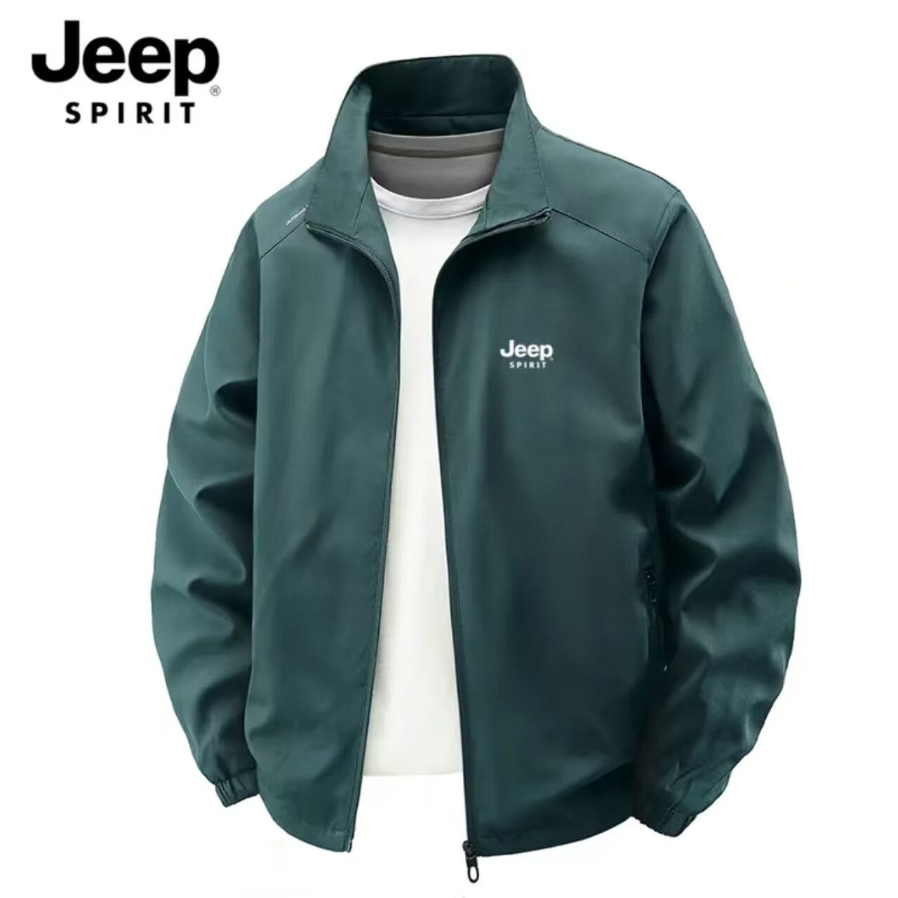 吉普2025春秋季新品日常休闲透气夹克商务上衣潮牌大码运动多口袋,淘宝优惠券,粉丝福利购,淘宝优惠卷