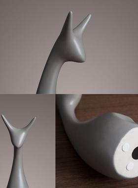 北欧简约创意陶瓷摆饰装饰品酒柜玄关柜电视柜书柜客厅摆件工艺品