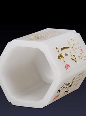 办公桌笔筒家居办公室工艺摆件送领导老师实用商务礼品教师节礼物