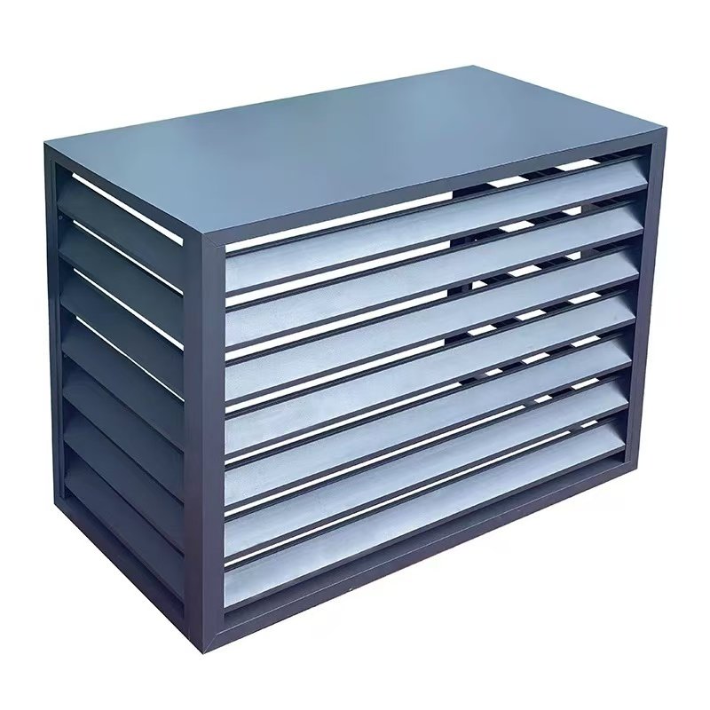 铝合金空调外机保护罩百叶格栅遮挡中央百叶窗镀锌护栏防雨防晒罩,淘宝优惠券,粉丝福利购,淘宝优惠卷