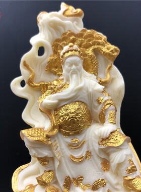 速发果财关武公神关二爷摆件关羽家居玄关佛像装饰工艺品招财送礼