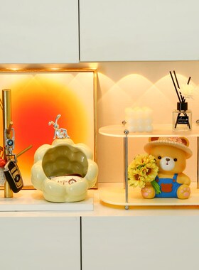 新品入户玄关摆件进门钥匙收纳客厅F鞋柜装饰品门口置物架乔迁新