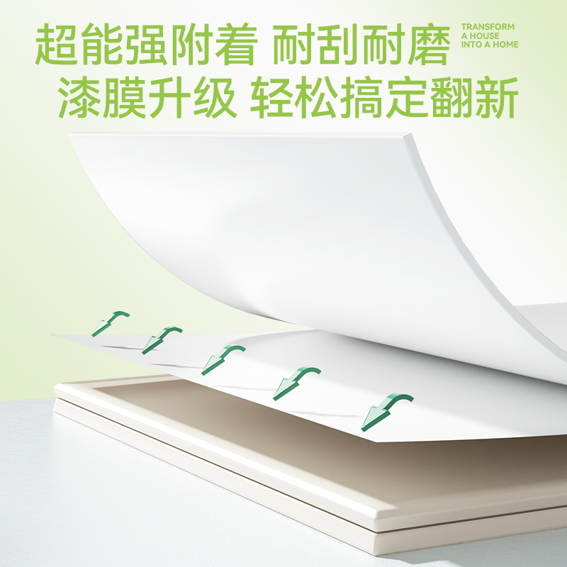 水性塑钢漆白色塑料ABS/PVC/PC冰箱门窗家电空调翻新改色窗框油漆