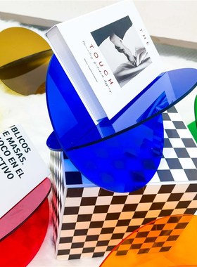 极速克莱因蓝行星书架 r亚克力家居客厅直播装饰摆件拍照道具橱窗