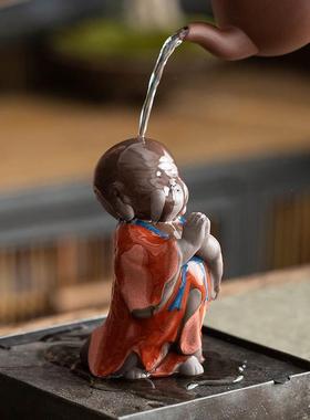 极速l久造紫小和人物摆中t式客厅玄砂关书房茶室桌面工尚艺品件禅