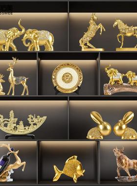 客厅玄关酒柜电视柜小摆件套装现代简约办公室高档轻奢家居装饰品