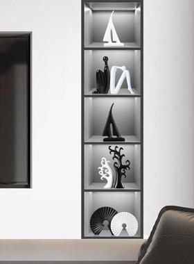 酒柜装饰品摆件轻奢高档暴力熊家居客厅电视柜玄关创意陶瓷小摆设