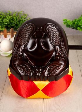 木鱼法器实木台湾木鱼一套寺庙家用打击乐器紫檀木大号静心木鱼