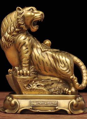 全铜十二生肖摆件铜老鼠牛老虎兔龙蛇马羊猴狗猪鸡摆件客厅装饰品