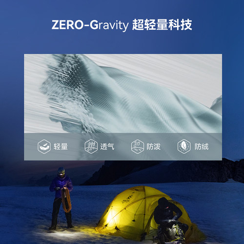 KAILAS凯乐石GT ZERO PLUS女款900蓬拒水鹅绒排骨羽绒服冬季外套 - 图2