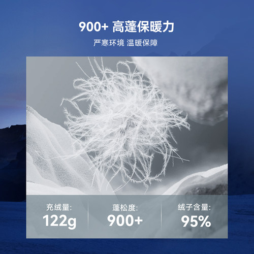 KAILAS凯乐石GT ZERO PLUS女款900蓬拒水鹅绒排骨羽绒服冬季外套 - 图1