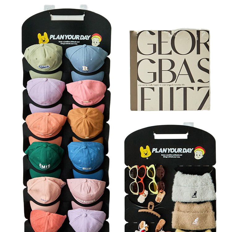 门后帽子收纳展示架挂钩省空间墙面衣柜鸭舌帽不变形挂袋架子,淘宝优惠券,粉丝福利购,淘宝优惠卷