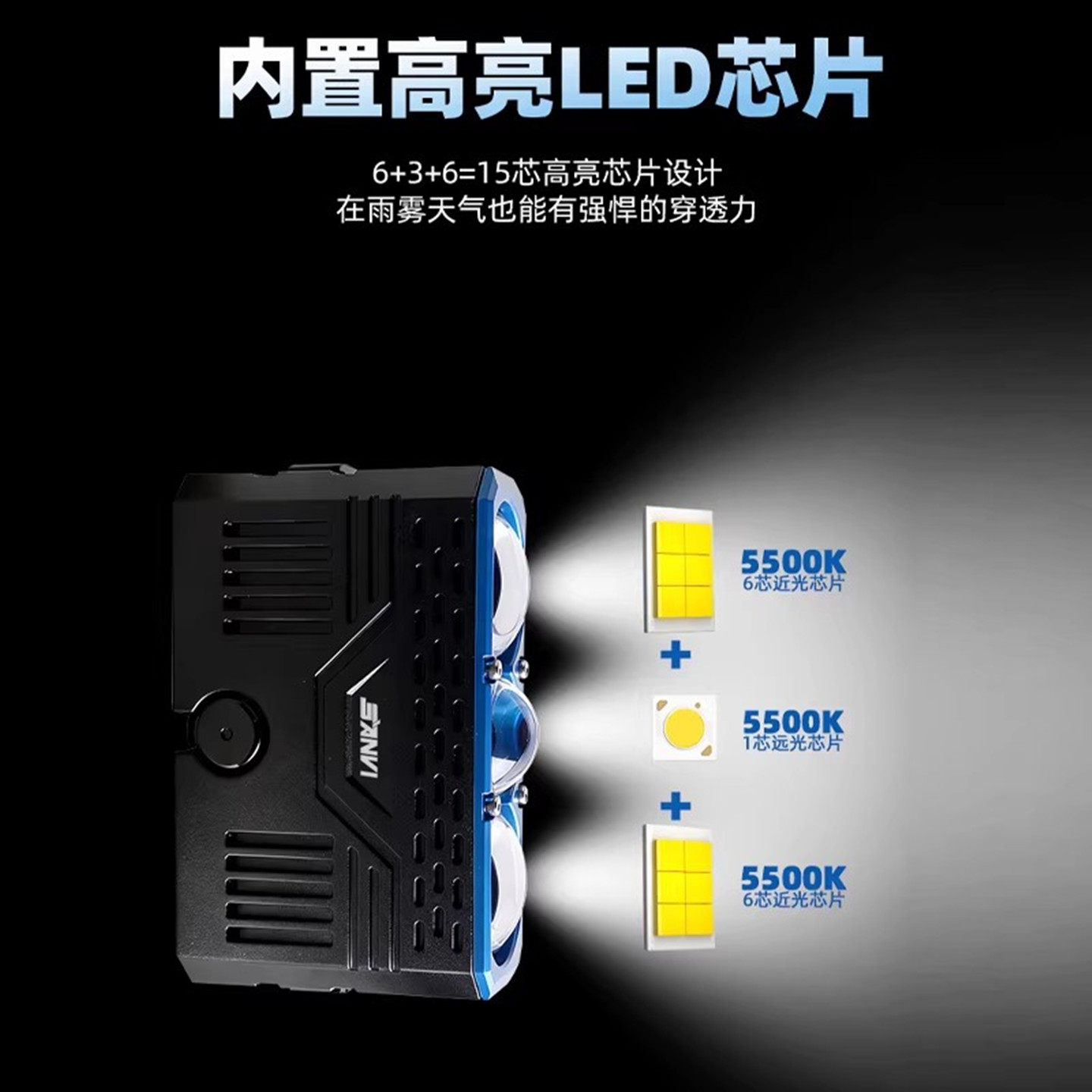 W5中网射灯12v远近光切线超亮铺路越野摩托汽车格栅隐藏激光射灯,淘宝优惠券,粉丝福利购,淘宝优惠卷