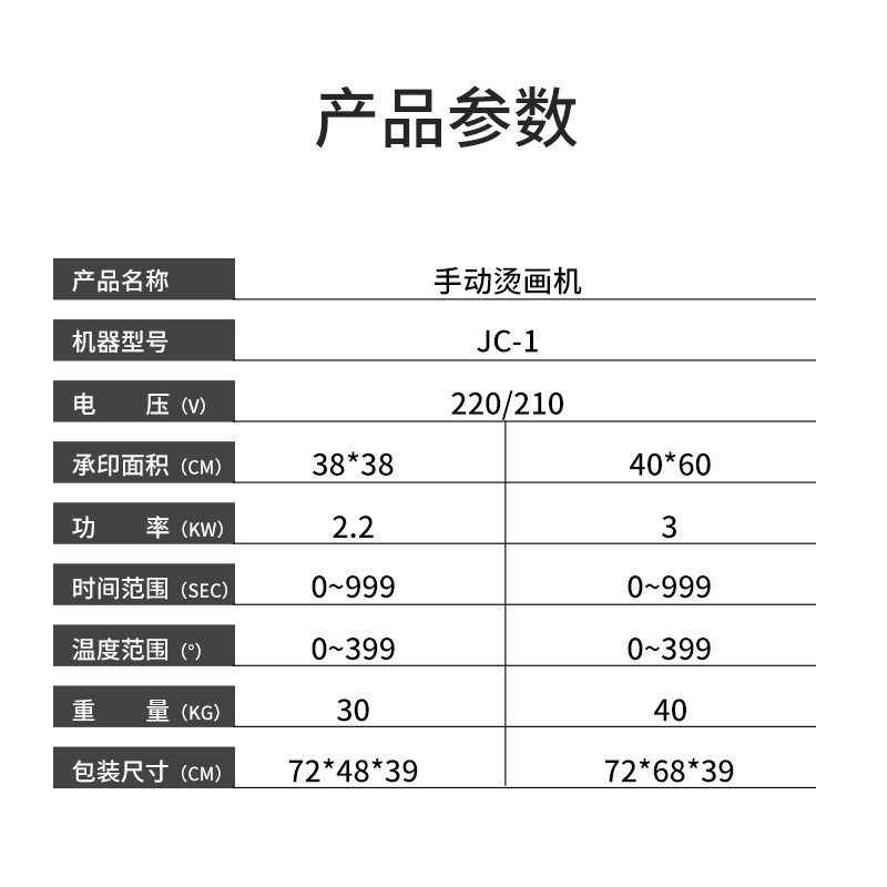 极速平板烫画机40*60小型手动单工位T恤服装烫图热转印.机压烫机,淘宝优惠券,粉丝福利购,淘宝优惠卷