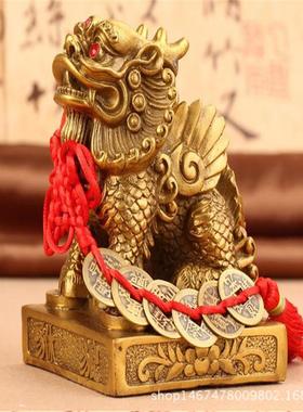 风水纯铜貔貅摆件貔貅汽车摆件家居装饰工艺礼品摆件
