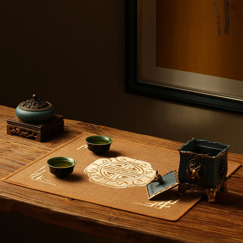 速发茶桌隔热垫茶杯垫茶道新中式餐垫布艺餐桌垫杯垫烟灰缸垫茶垫,淘宝优惠券,粉丝福利购,淘宝优惠卷