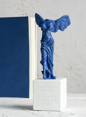 新品彩色石膏树脂人像希腊雕塑y像北欧式装饰胜利女神摆件女神Sop