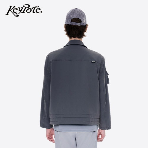 Keypote Golf男士高尔夫运动休闲夹克秋季户外弹力时尚外套服装 - 图2