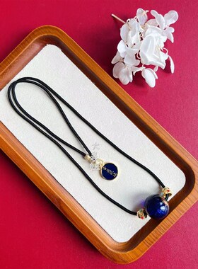 新品香灰琉璃项链法物流通处新款颈链生J日礼物男女可戴情侣柜台