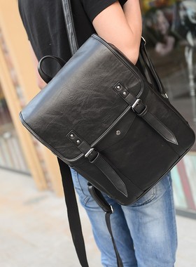 极速Multcifunctional Vintage Waterproof Backpack Men Luxury