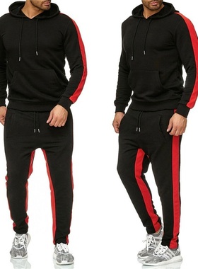 极速Means 2 Piece Tracksuit Sweatsuit Set Casual Winter Long