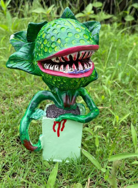 极速New Cannibal Fish Flower Movie PropJ Garden Decoration T